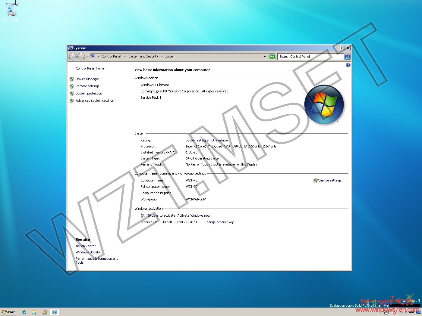 Windows7 7138为Windows7 SP1?