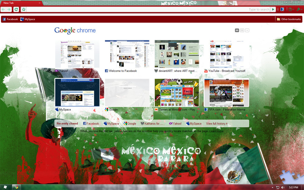 Windows7 Mexico 透明 主题 A Visual Style Pack