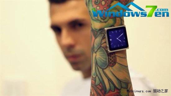 这才是果粉：为带iPod Nano手臂植入磁铁