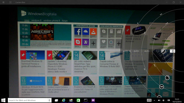 Lumia专业拍摄,Win10预览版9901