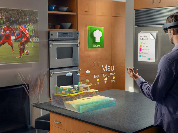 win10,微软,全息影像眼镜HoloLens